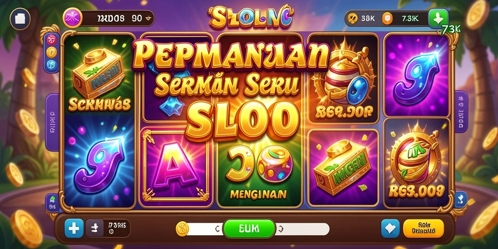 Tampilan gameplay Slot 73K yang menarik dan interaktif.