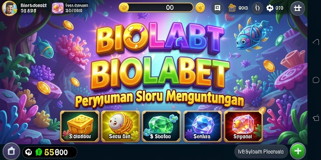 Tampilan menarik dari gameplay <strong>BIOLABET</strong> yang penuh warna.
