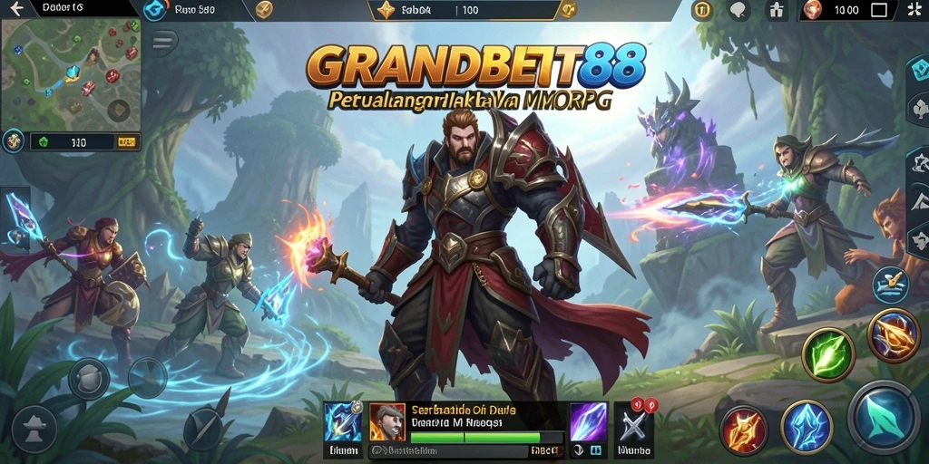 Tampilan screenshot gameplay epik dari GRANDBET88 yang penuh aksi dan petualangan.