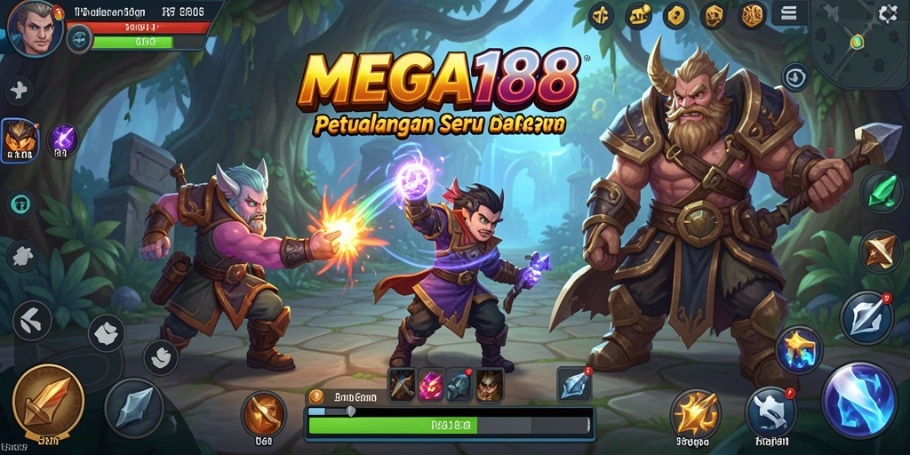 Tampilan gameplay MEGA188 yang seru dan mendebarkan di dunia RPG.