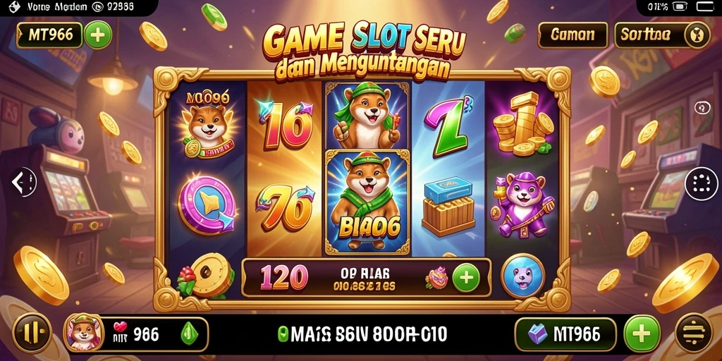 Tampilan gameplay Slot yang menarik di MT966.