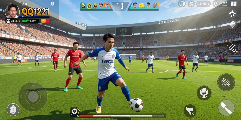 Tampilan gameplay seru yang ditawarkan oleh QQ1221.