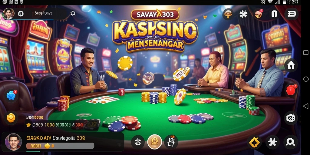 Tampilan menarik dari gameplay Kasino di SAVAYA303.