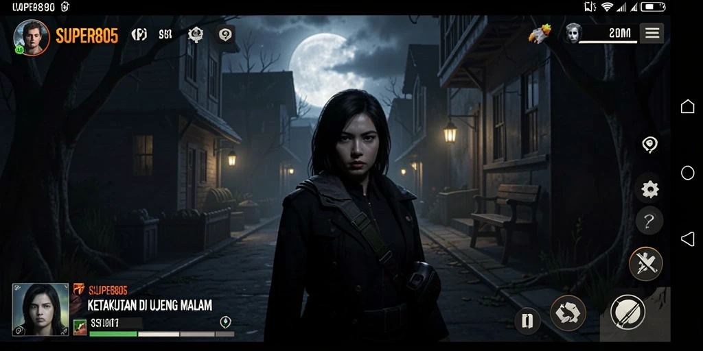 Gameplay menegangkan di dunia kegelapan SUPER805.