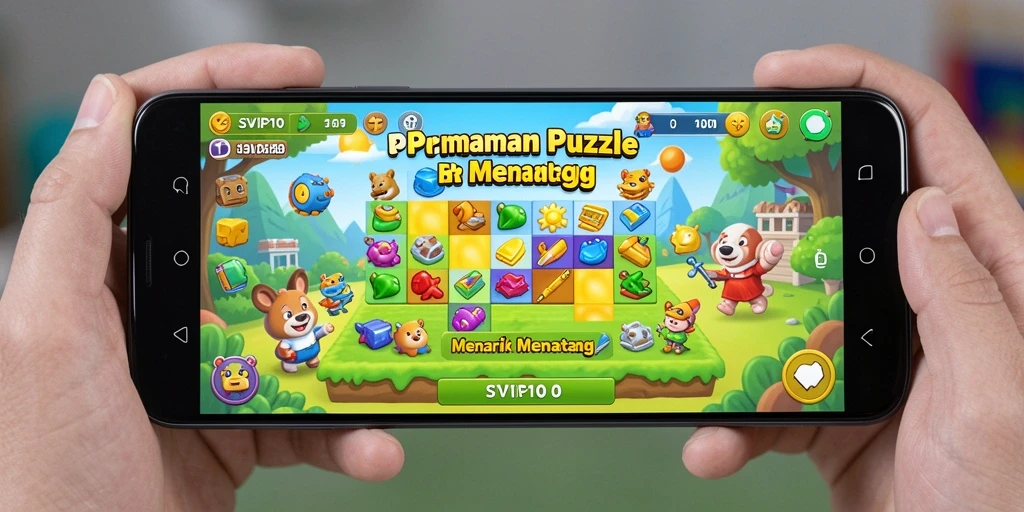 Screenshot gameplay SVIP10 yang menampilkan pengalaman Puzzle yang mendebarkan.